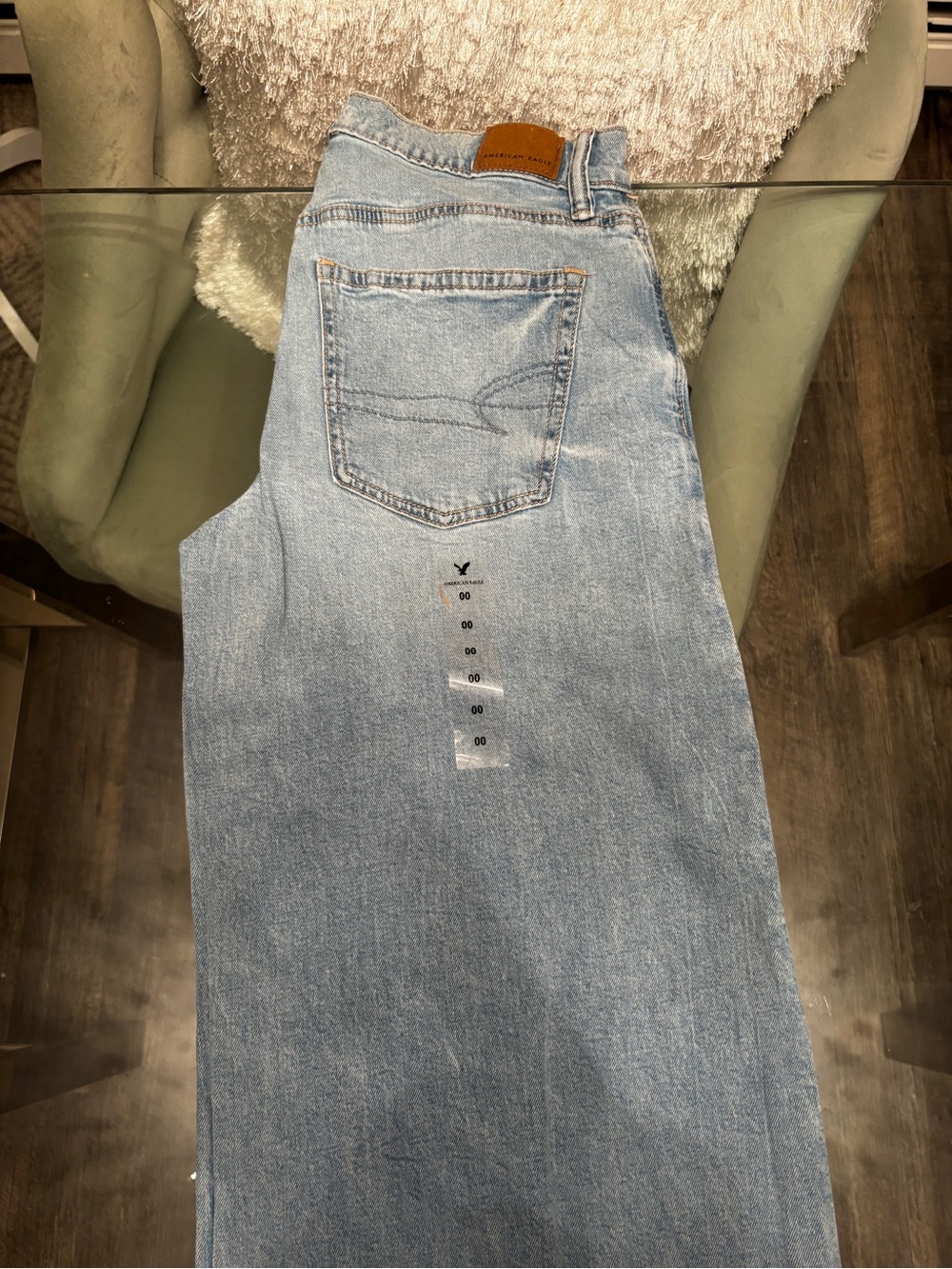 New American Eagle Low Rise Ultra Wide Leg Jeans